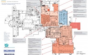 Shutdown Color-Coded Protocol Ground Floorplan Example